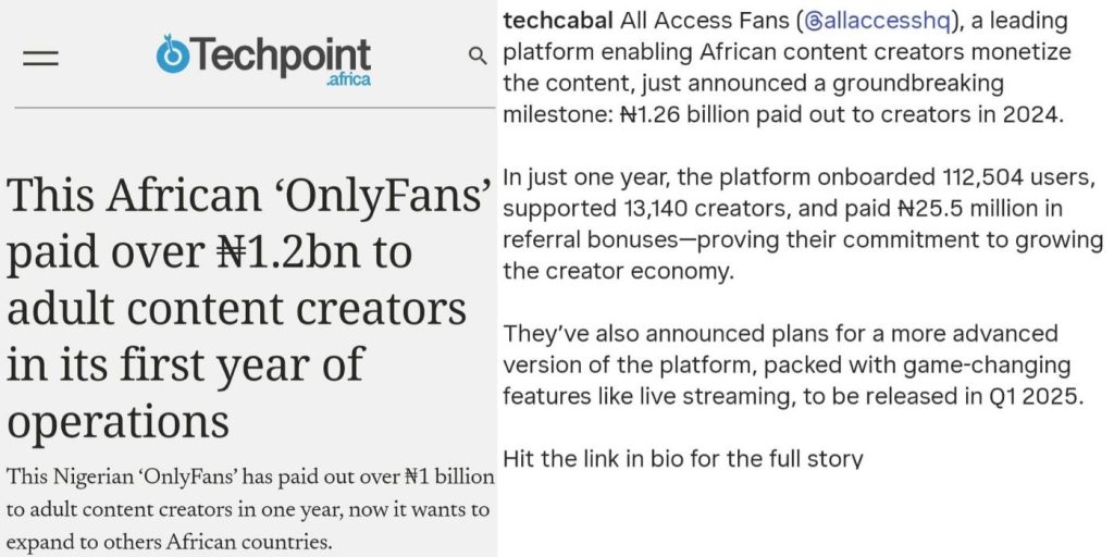 Tech Cabal & Tech Point Headlines On All Access Fans